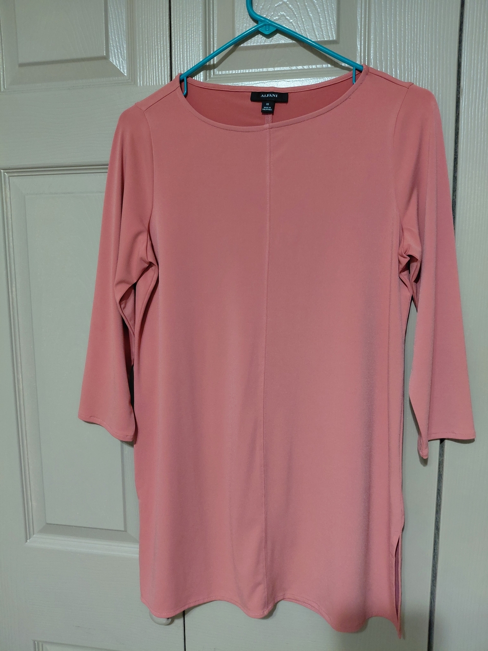 Alfani Pink Tunic Top